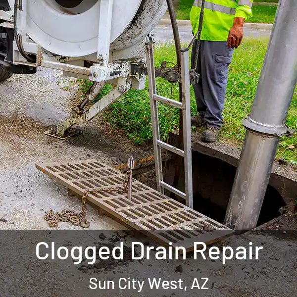  Clogged Drain Repair Sun City West, AZ