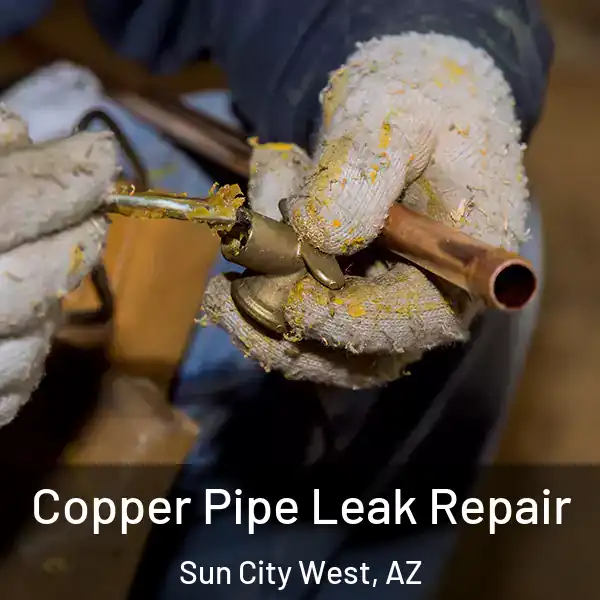  Copper Pipe Leak Repair Sun City West, AZ