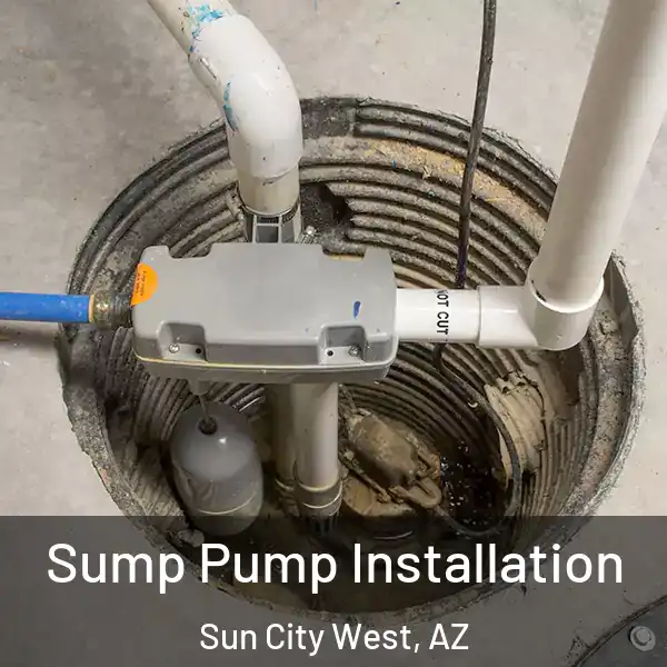  Sump Pump Installation Sun City West, AZ